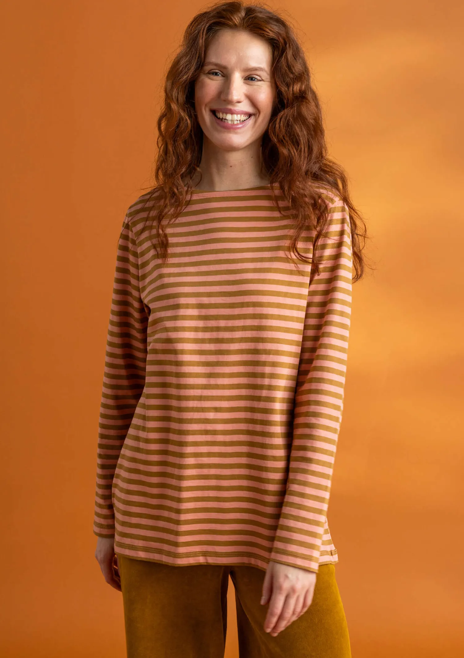 Best Sale Gudrun Sjödén Basic-Streifenshirt aus Bio-Baumwolle malachit-feder