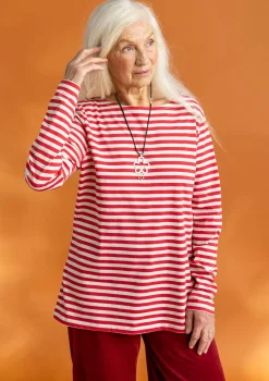 Cheap Gudrun Sjödén Basic-Streifenshirt aus Bio-Baumwolle malachit-feder
