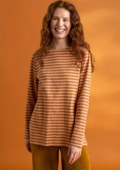Store Gudrun Sjödén Basic-Streifenshirt aus Bio-Baumwolle feder-walderdbeere