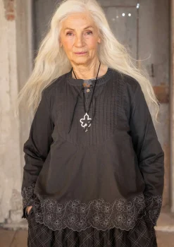 Cheap Gudrun Sjödén Bluse „Birta“ aus Bio-Baumwolle henna