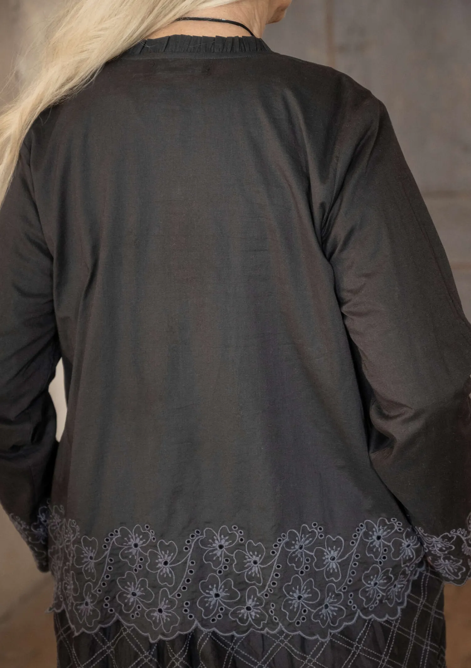 Hot Gudrun Sjödén Bluse „Birta“ aus Bio-Baumwolle henna