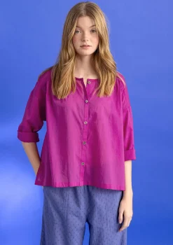 Store Gudrun Sjödén Bluse „Hedda“ aus Bio-Baumwollgewebe schwarz-gemustert