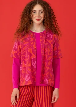 Store Gudrun Sjödén Bluse „Uuve“ aus Bio-Baumwolle basilikum