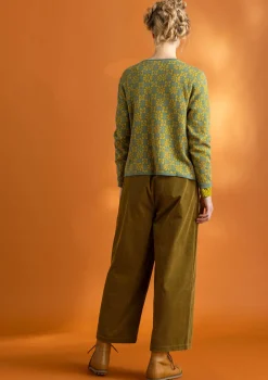 Clearance Gudrun Sjödén Cordhose aus Bio-Baumwolle/Elasthan dunkelpetrol
