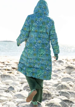 Store Gudrun Sjödén Daunenmantel „Bhumika“ aus Recycling-Polyester/Daunen indigofera