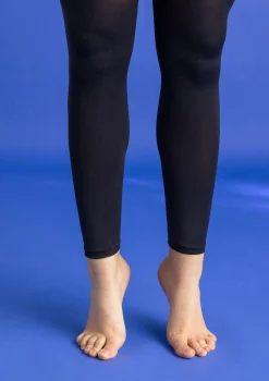 Outlet Gudrun Sjödén Einfarbige Leggings aus Recycling-Polyamid malachit