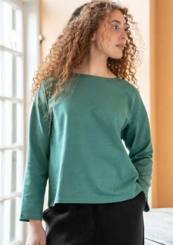 New Gudrun Sjödén Einfarbiges Shirt aus Bio-Baumwolle tagetes