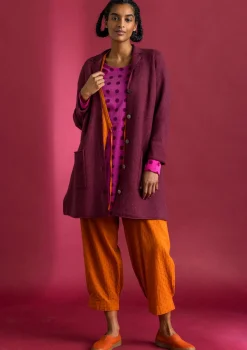 Best Sale Gudrun Sjödén Gestrickter Blazer aus gefilzter Bio-Wolle schwarz