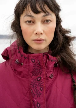 Best Gudrun Sjödén Gewebter Steppmantel „Svalbard“ weißdorn