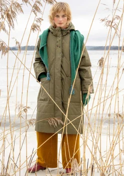 Cheap Gudrun Sjödén Gewebter Steppmantel „Svalbard“ weißdorn