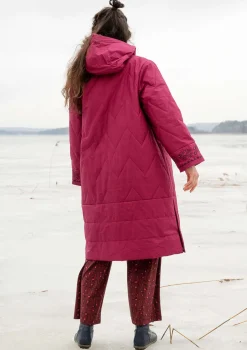 Best Gudrun Sjödén Gewebter Steppmantel „Svalbard“ weißdorn