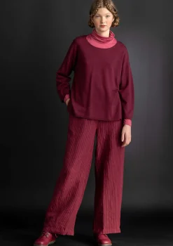 Outlet Gudrun Sjödén Hose „Asta“ aus Leinengewebe senf