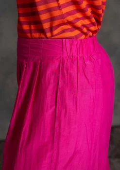 Shop Gudrun Sjödén Hose aus Baumwolle/Seide indigoblau