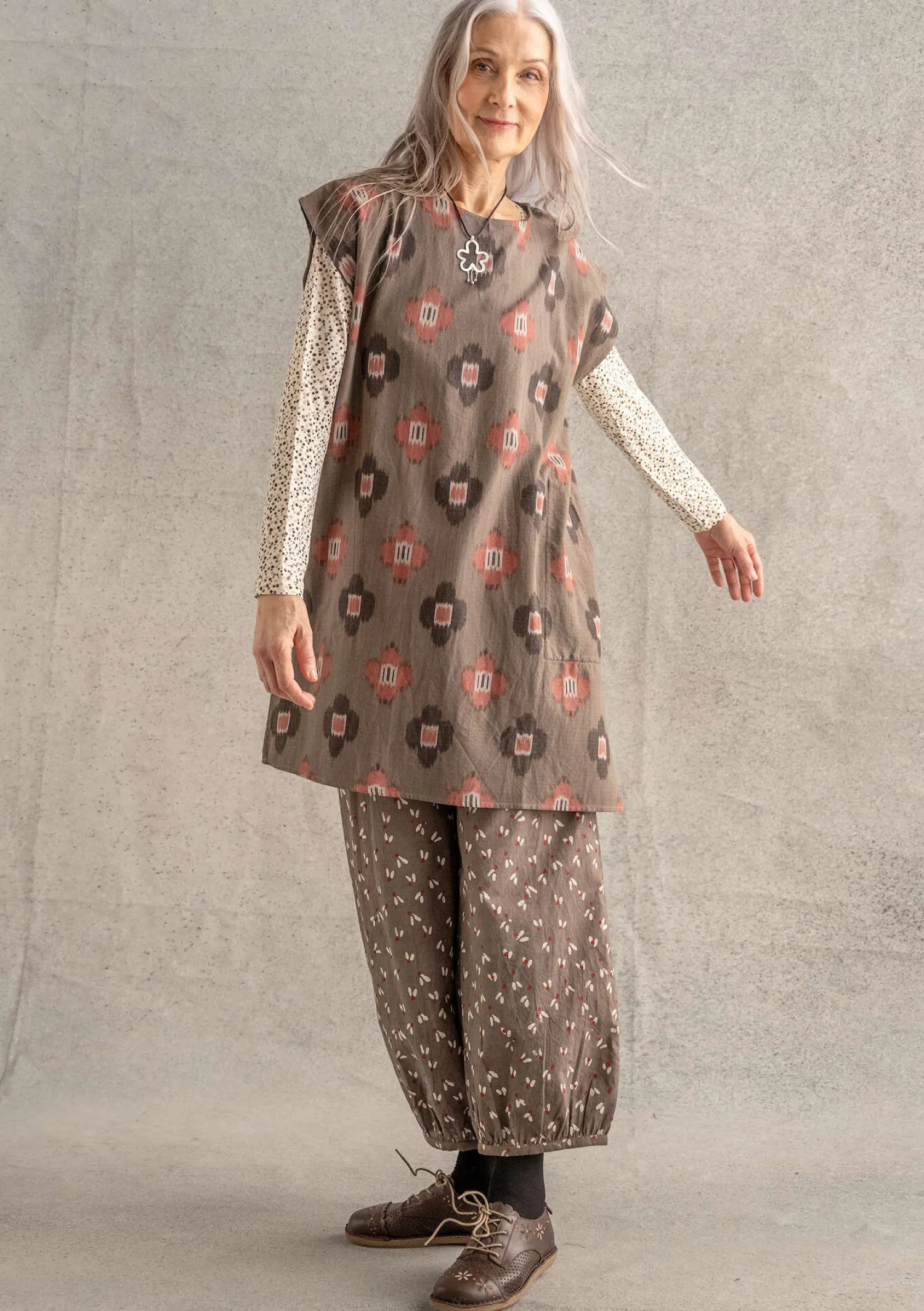 Cheap Gudrun Sjödén Hose „Mud“ aus Bio-Baumwollgewebe dunkelindigo