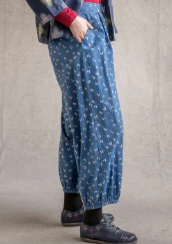 Cheap Gudrun Sjödén Hose „Mud“ aus Bio-Baumwollgewebe dunkelindigo