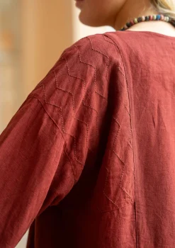 Sale Gudrun Sjödén Jacke „Andante“ aus Leinen schwarz