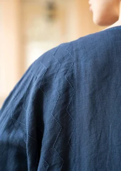 Fashion Gudrun Sjödén Jacke „Andante“ aus Leinen tinte
