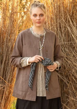 Flash Sale Gudrun Sjödén Jacke aus Leinen/Bio-Baumwolle leinenblau
