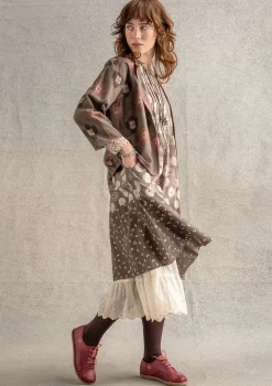 Store Gudrun Sjödén Jäckchen „Harda“ aus Baumwollgewebe tinte