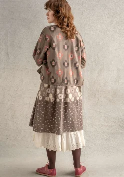 Store Gudrun Sjödén Jäckchen „Harda“ aus Baumwollgewebe tinte