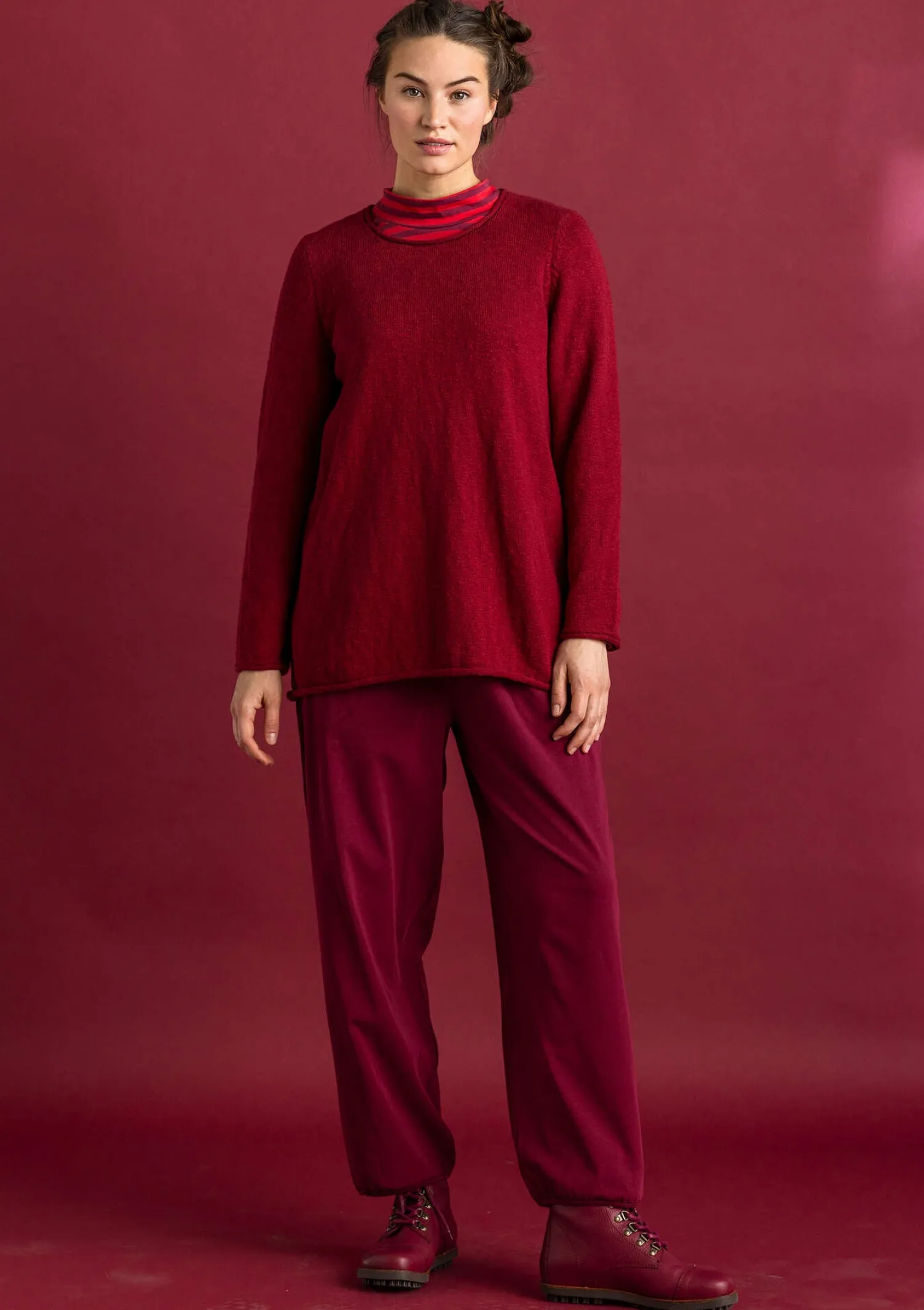 Outlet Gudrun Sjödén Jerseyhose aus Bio-Baumwolle/Elasthan dunkelgrün