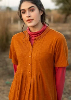 Flash Sale Gudrun Sjödén Jerseykleid aus Bio-Baumwolle lotusblau