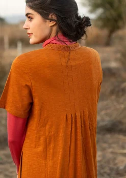 Flash Sale Gudrun Sjödén Jerseykleid aus Bio-Baumwolle lotusblau