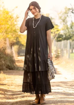 Flash Sale Gudrun Sjödén Jerseykleid aus Bio-Baumwolle lotusblau