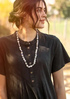 Flash Sale Gudrun Sjödén Jerseykleid aus Bio-Baumwolle lotusblau