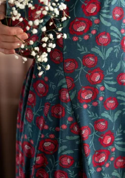 Best Sale Gudrun Sjödén Jerseykleid „Dagny“ aus Lyocell/Elasthan mohn