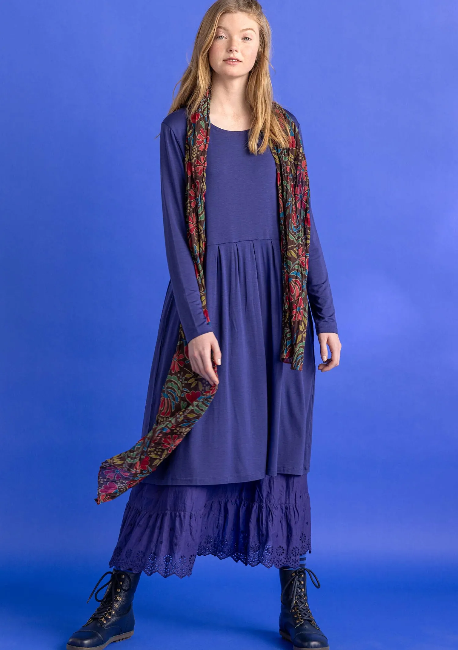 Online Gudrun Sjödén Jerseykleid „Helga“ aus Lyocell/Elasthan jade-gemustert