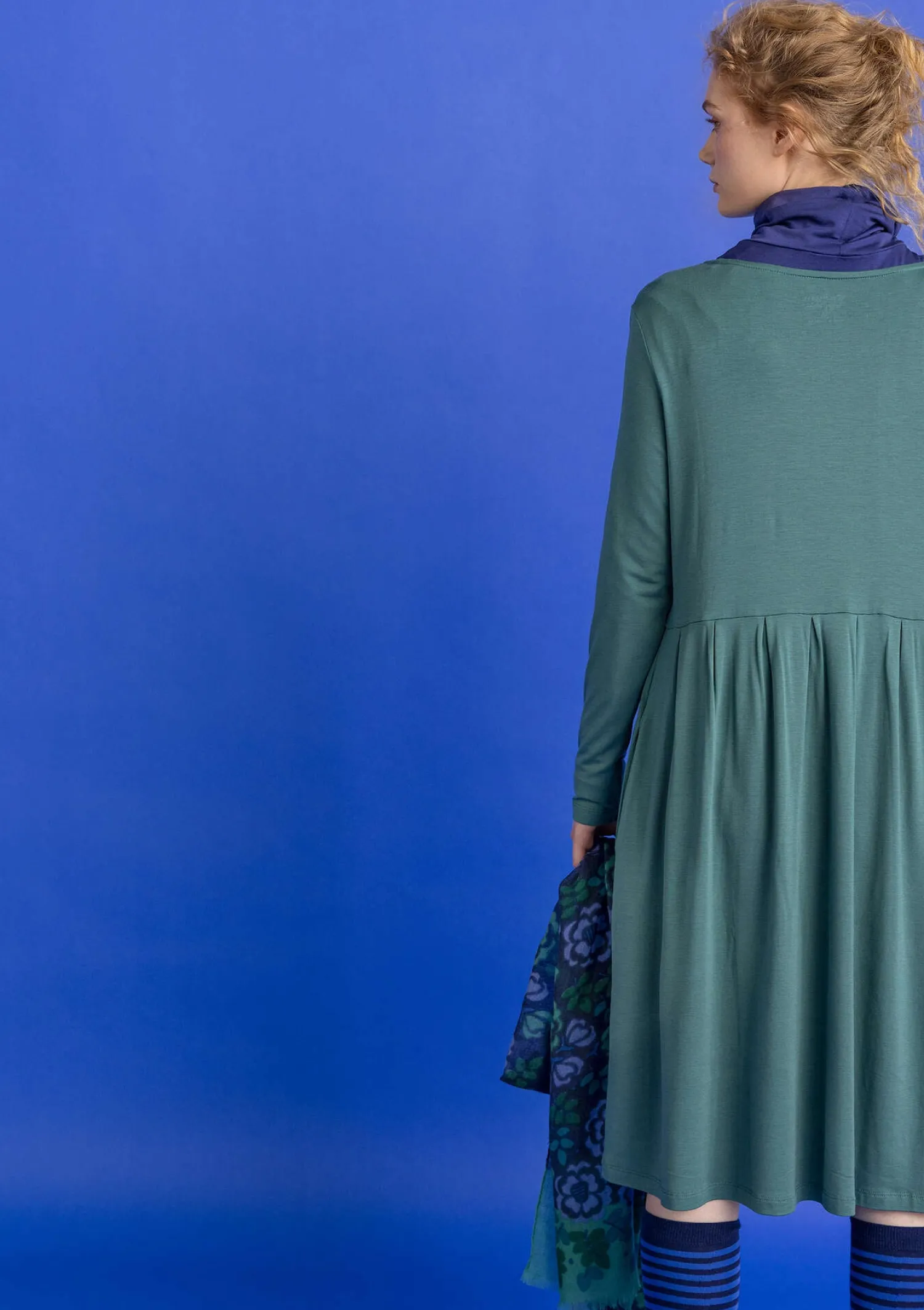 Online Gudrun Sjödén Jerseykleid „Helga“ aus Lyocell/Elasthan jade-gemustert