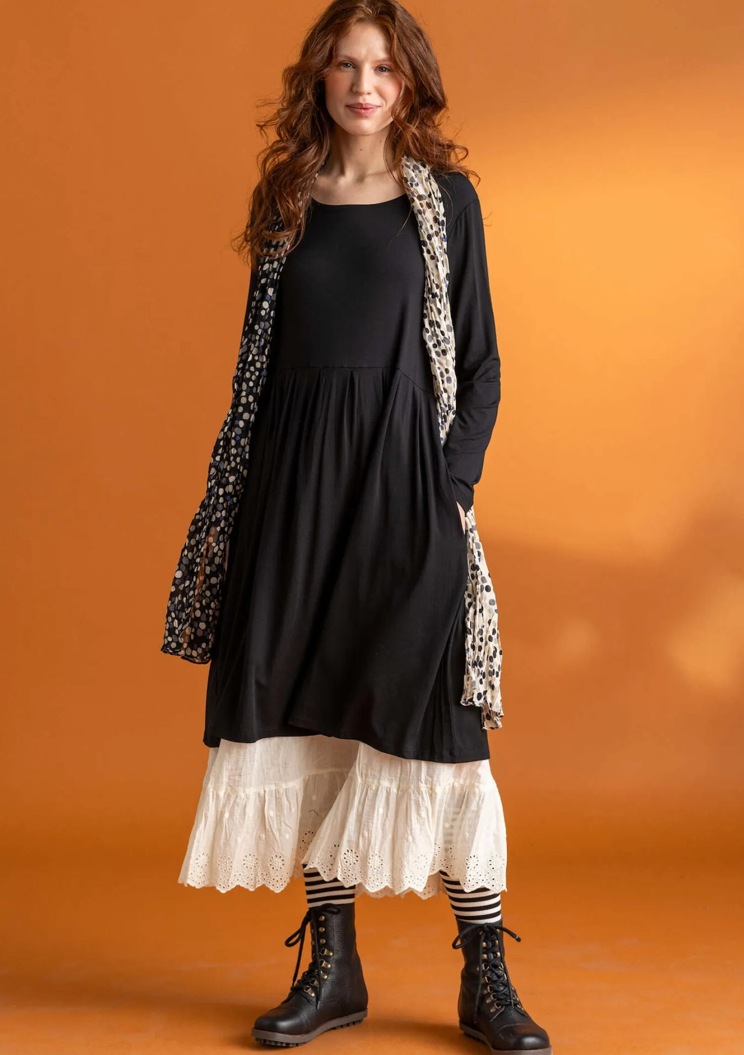 Online Gudrun Sjödén Jerseykleid „Helga“ aus Lyocell/Elasthan jade-gemustert