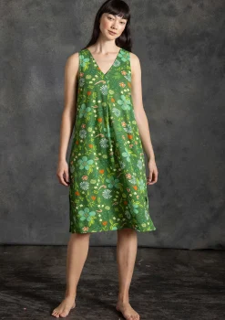 Discount Gudrun Sjödén Jerseykleid „Midsommarsol“ aus Bio-Baumwolle seegras
