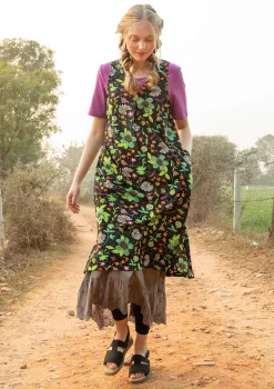 Discount Gudrun Sjödén Jerseykleid „Midsommarsol“ aus Bio-Baumwolle seegras