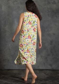 Cheap Gudrun Sjödén Jerseykleid „Midsommarsol“ aus Bio-Baumwolle seegras