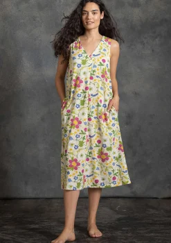 Outlet Gudrun Sjödén Jerseykleid „Midsommarsol“ aus Bio-Baumwolle schwarz