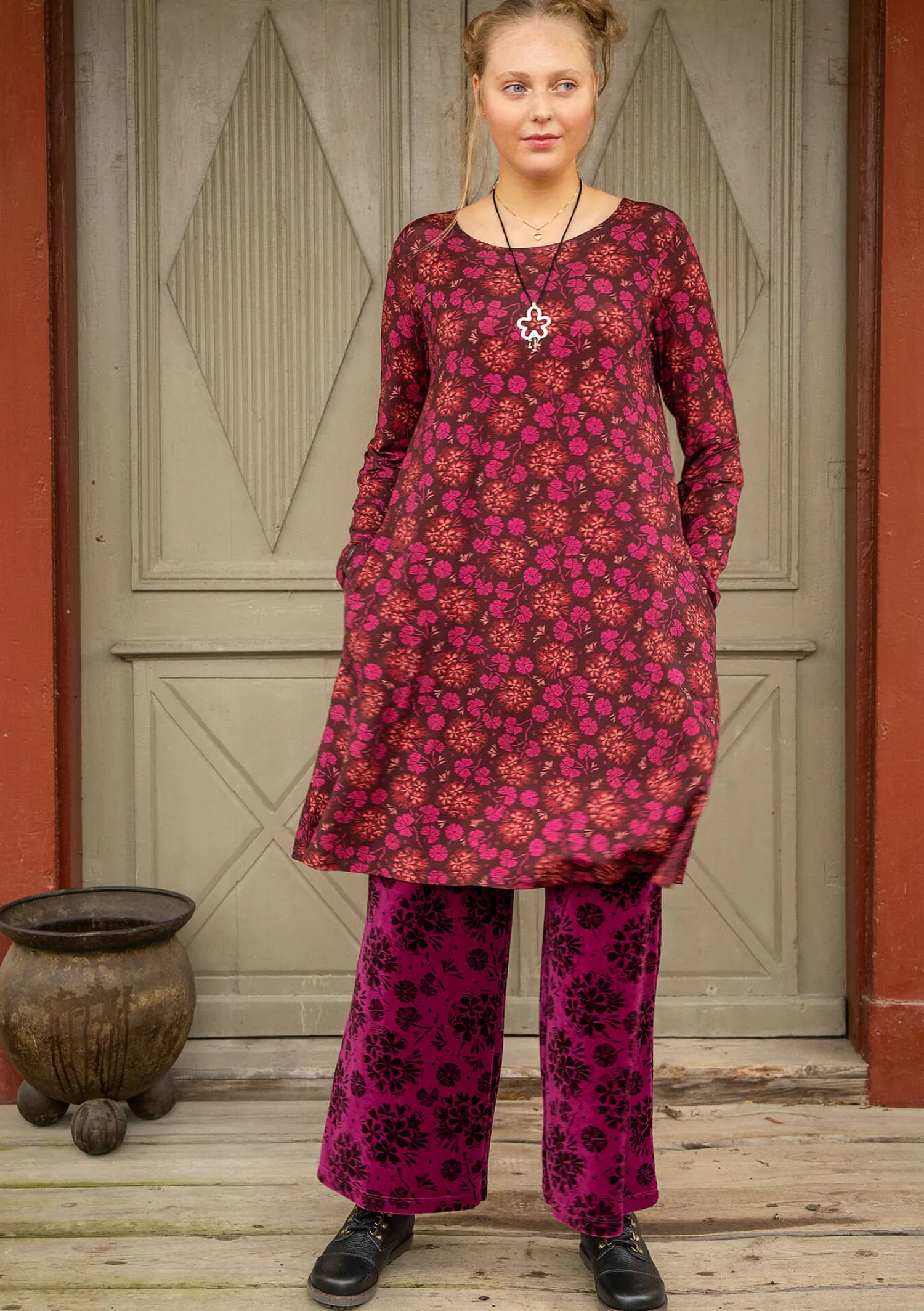 Best Sale Gudrun Sjödén Jerseykleid „Pelargon“ aus Lyocell/Elasthan schwarz