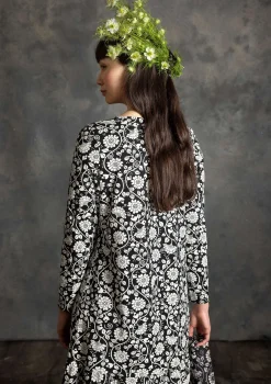 Store Gudrun Sjödén Jerseykleid „Rupangi“ aus Bio-Baumwolle schwarz