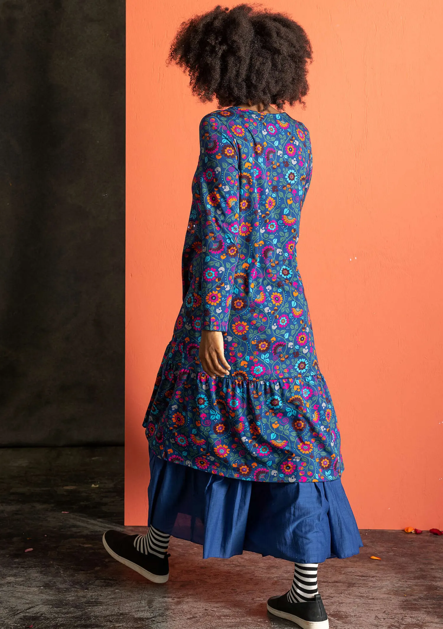 Discount Gudrun Sjödén Jerseykleid „Rupangi“ aus Bio-Baumwolle schwarz