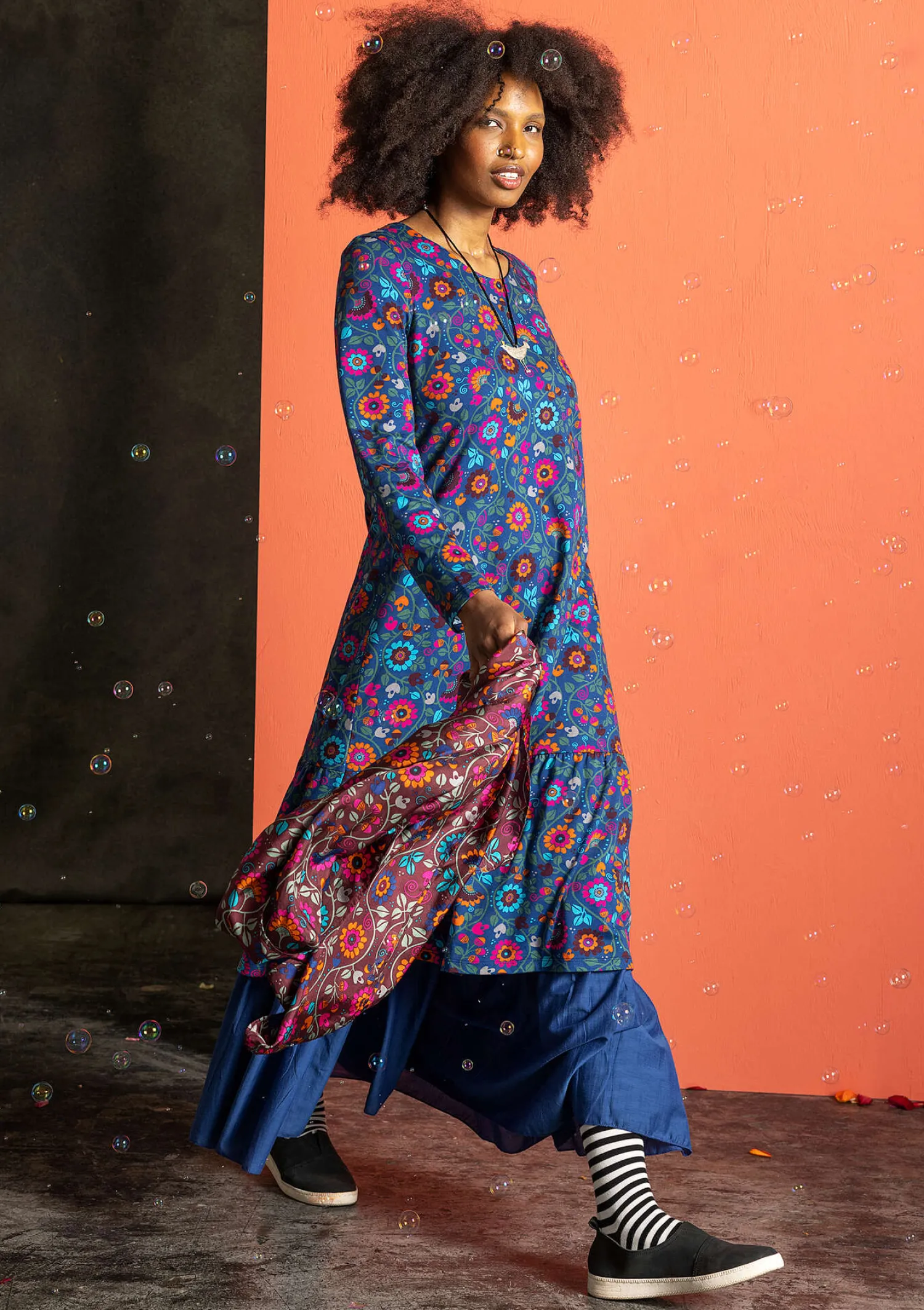 Online Gudrun Sjödén Jerseykleid „Rupangi“ aus Bio-Baumwolle schwarz