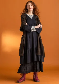 Sale Gudrun Sjödén Jerseykleid „Tyra“ aus Bio-Baumwolle/Modal schwarz