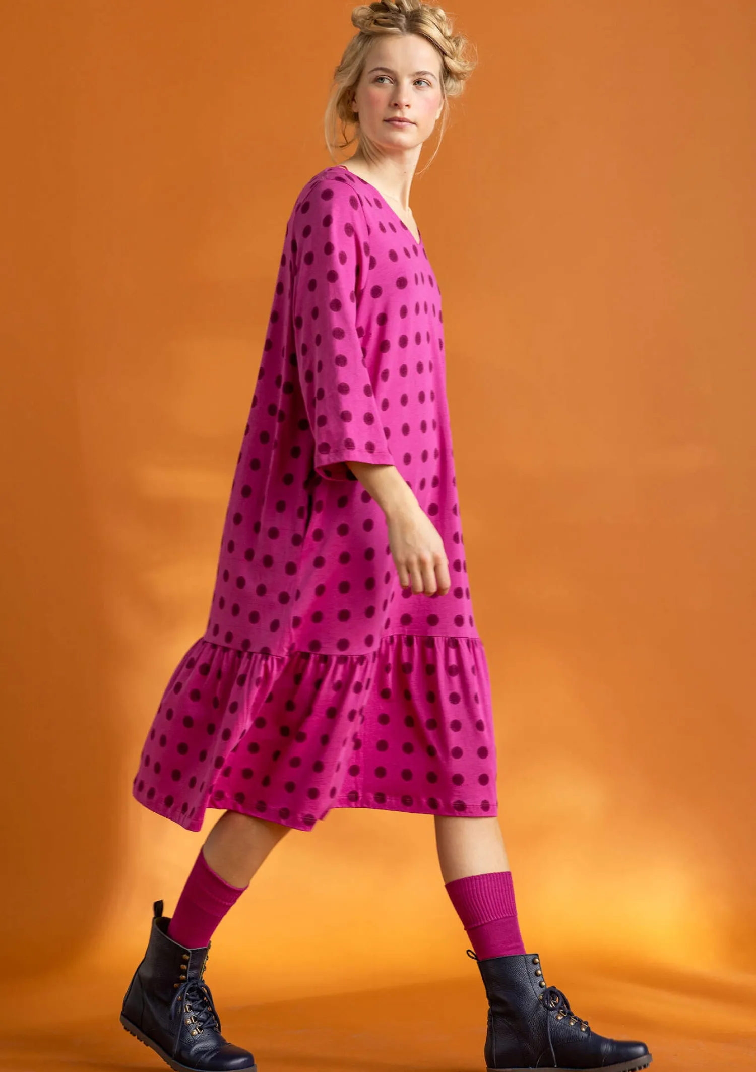 Cheap Gudrun Sjödén Jerseykleid „Tyra“ aus Bio-Baumwolle/Modal schwarz