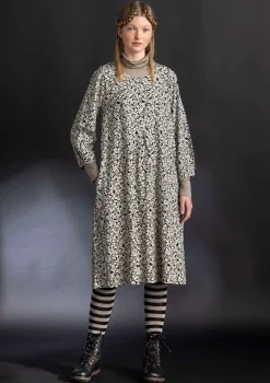 Cheap Gudrun Sjödén Jerseykleid „Ylva“ aus Bio-Baumwolle/Elasthan röstkaffee