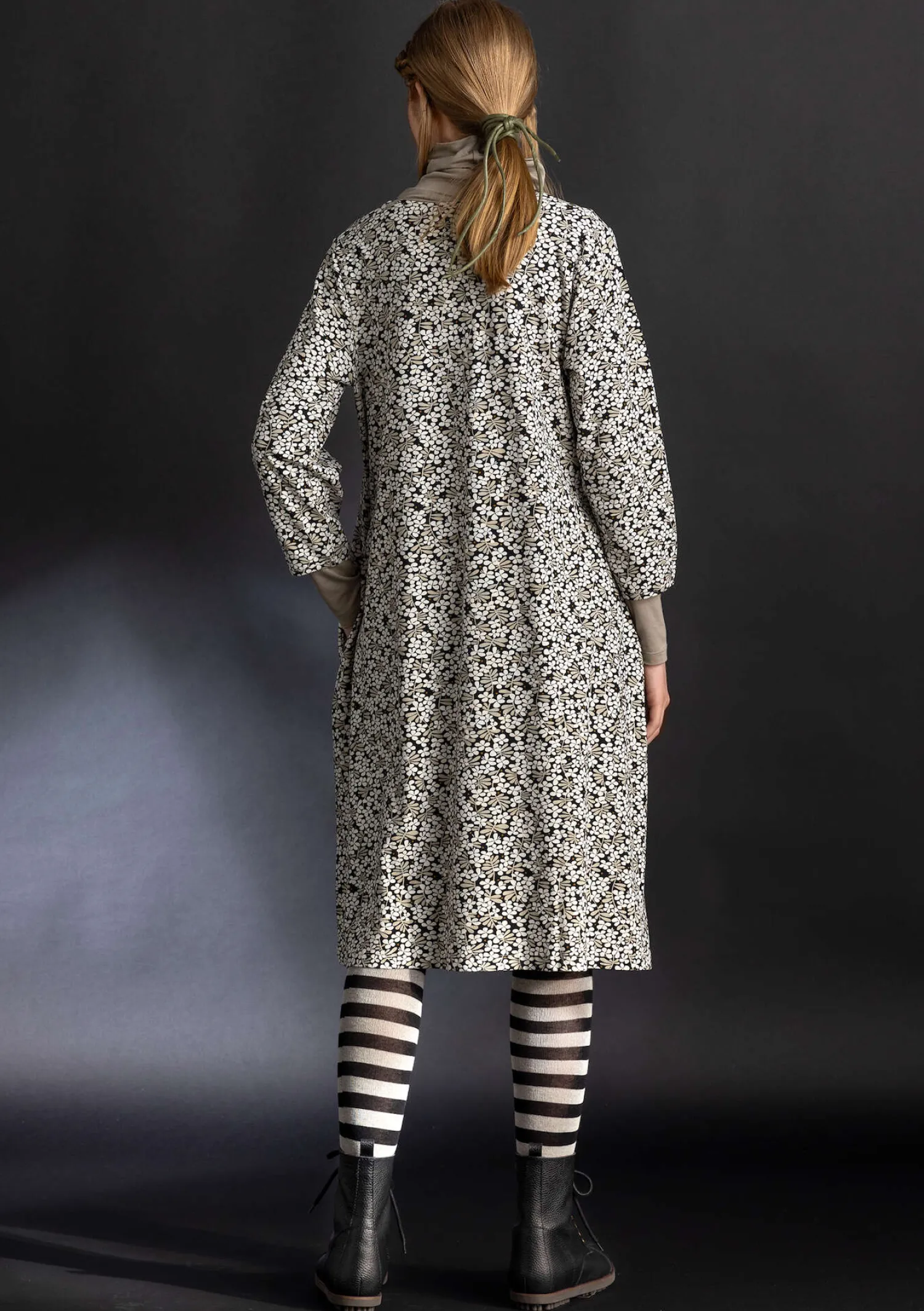 Cheap Gudrun Sjödén Jerseykleid „Ylva“ aus Bio-Baumwolle/Elasthan schwarz