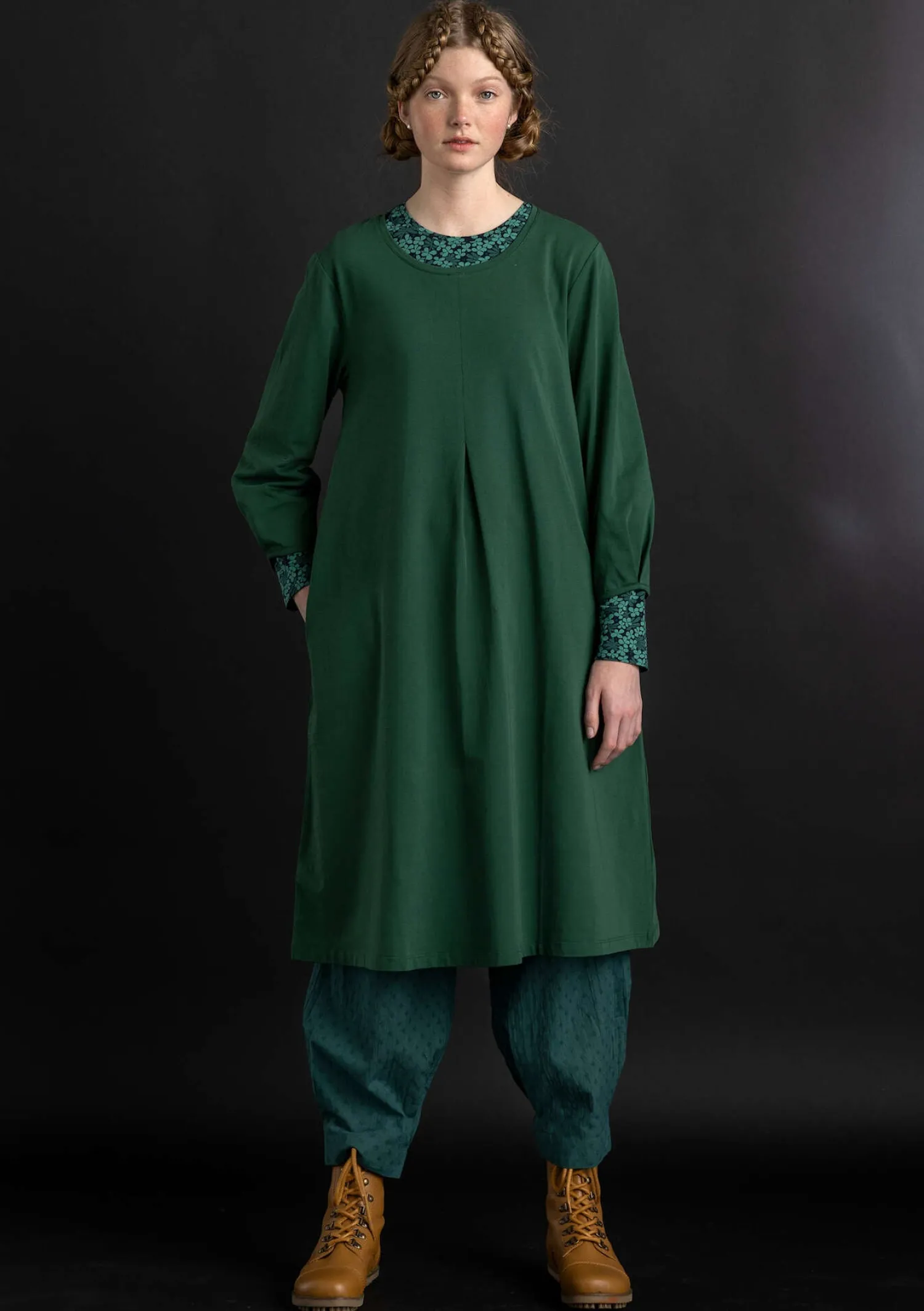 Cheap Gudrun Sjödén Jerseykleid „Ylva“ aus Bio-Baumwolle/Elasthan schwarz