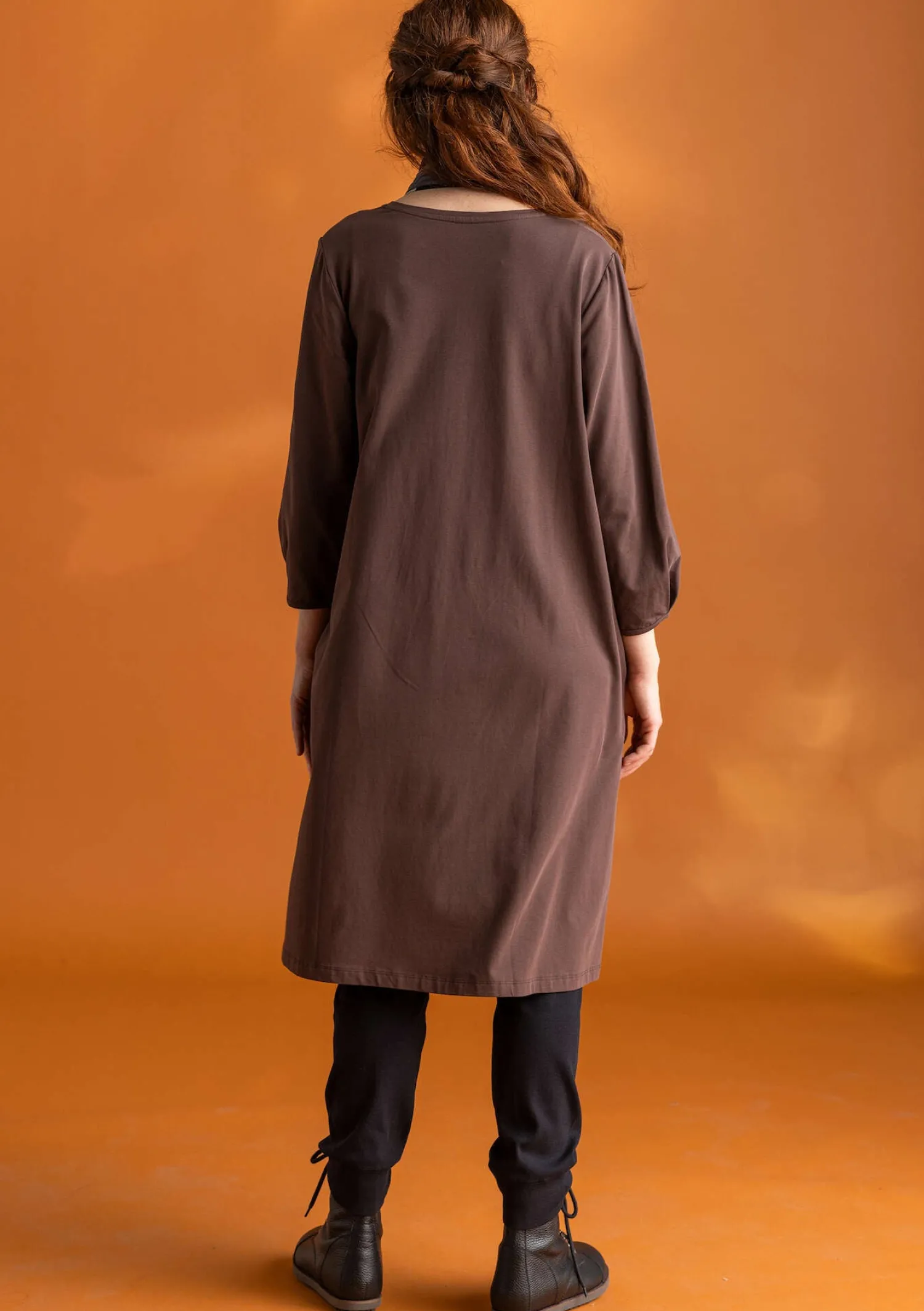 Cheap Gudrun Sjödén Jerseykleid „Ylva“ aus Bio-Baumwolle/Elasthan schwarz