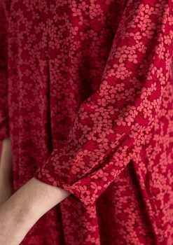 Outlet Gudrun Sjödén Jerseykleid „Ylva“ aus Bio-Baumwolle/Elasthan schwarz-gemustert