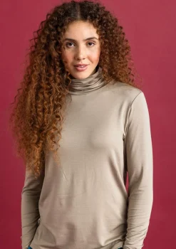 Best Sale Gudrun Sjödén Jersey-Rollkragenshirt aus Lyocell/Elasthan dunkelpetrol