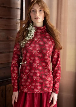 Cheap Gudrun Sjödén Jersey-Rollkragenshirt „Dagny“ aus Lyocell/Elasthan schwarz